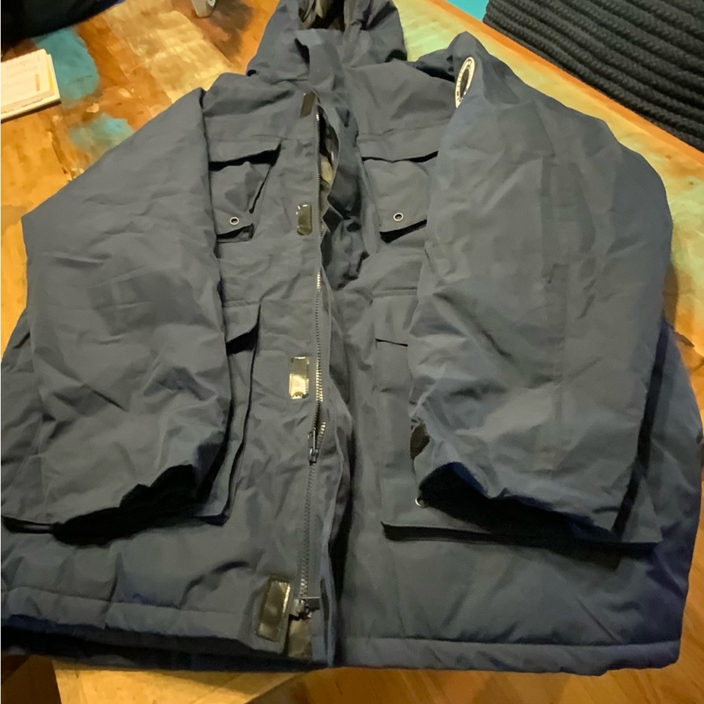 Men's Blue Performance Jacket - Picture 6 of 6